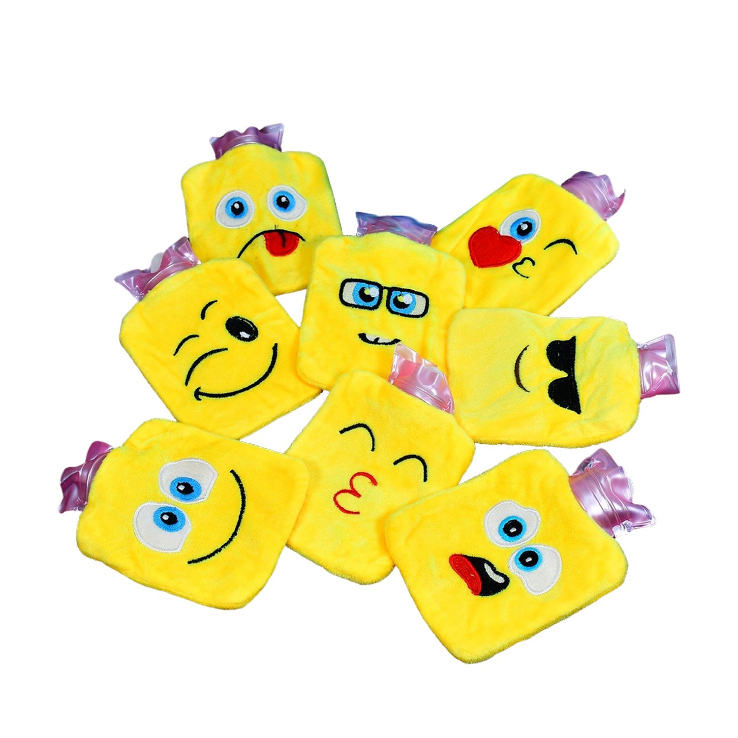 6535 1pc Mix Emoji designs small Hot Water Bag with Cover for Pain Relief, Neck, Shoulder Pain and Hand, Feet Warmer, Menstrual Cramps. DeoDap 6535 1pc Mix Emoji designs small Hot Water Bag with Cover for Pain Relief, Neck, Shoulder Pain and Hand, Feet Warmer, Menstrual Cramps. DeoDap